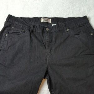 Levi's Stretch Bootcut Black Jeans Plus Size 18